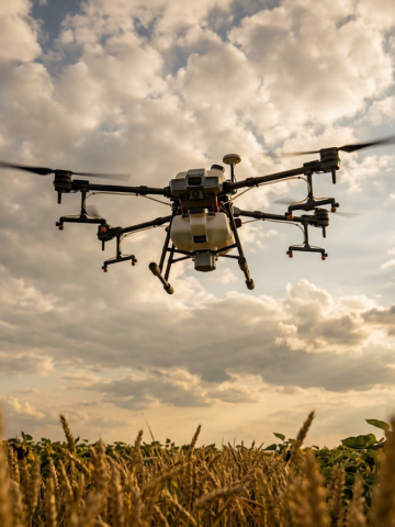 Профессиональные агродроны для внесения удобрений и картографии в Республике Крым и Ростовской области