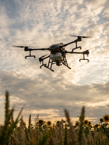 Аграрный дрон для сельскохозяйственных работ в Ставропольском крае
