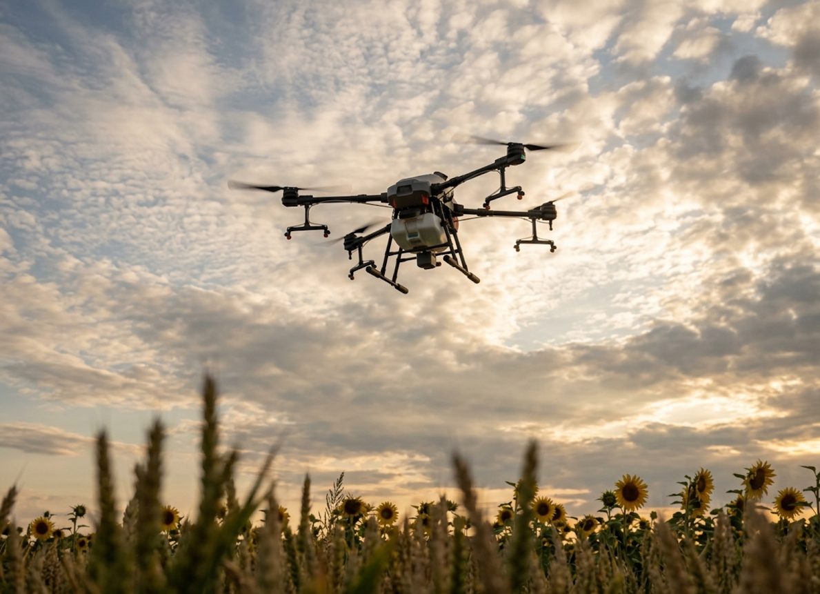 Аграрный дрон для сельскохозяйственных работ в Ставропольском крае