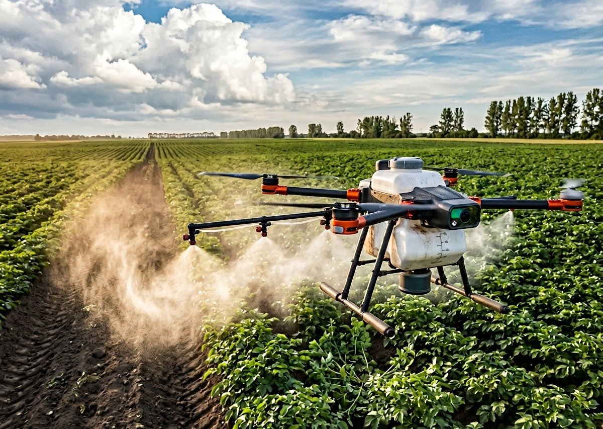 Обработка дронами и малой авиацией пестицидами - Ростов