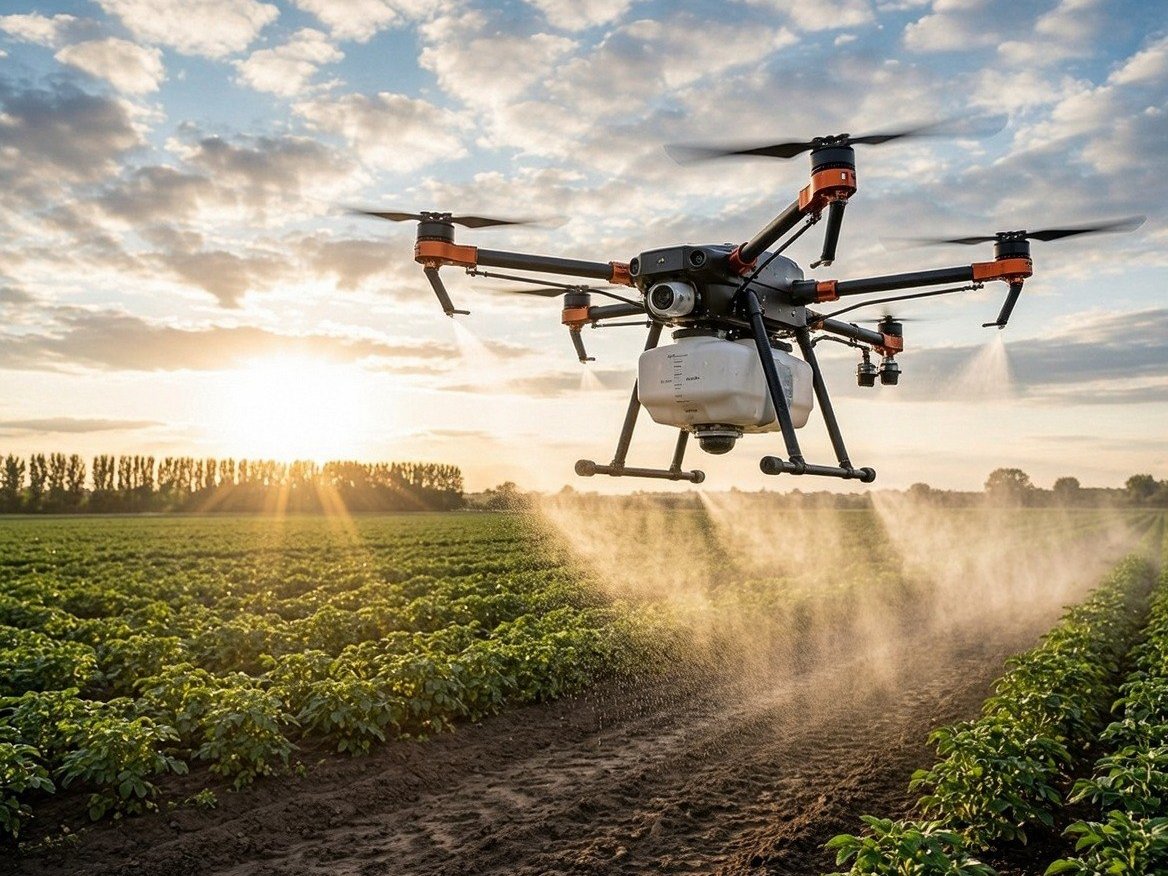 Заказать опрыскивание угодий агродронами