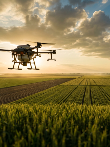 Дрон для проведения сельскохозяйственных работ по опрыскиванию полей в Ростовской области