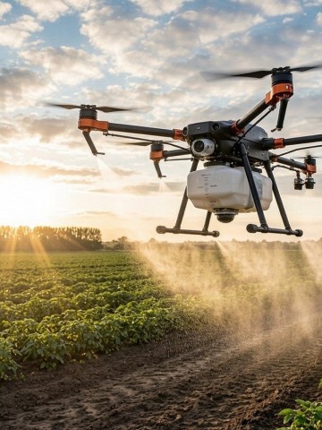 Заказать опрыскивание угодий агродронами